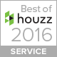 badge that says best of Houzz 2016 service