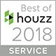 badge that says best of Houzz 2018 service