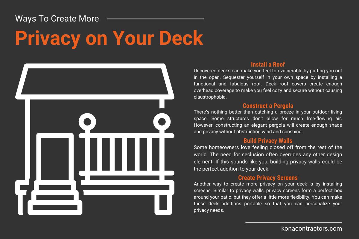 Ways To Create More Privacy on Your Deck
