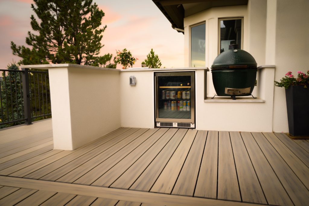 Mineral Based Composite Decking Outdoor Kitchen