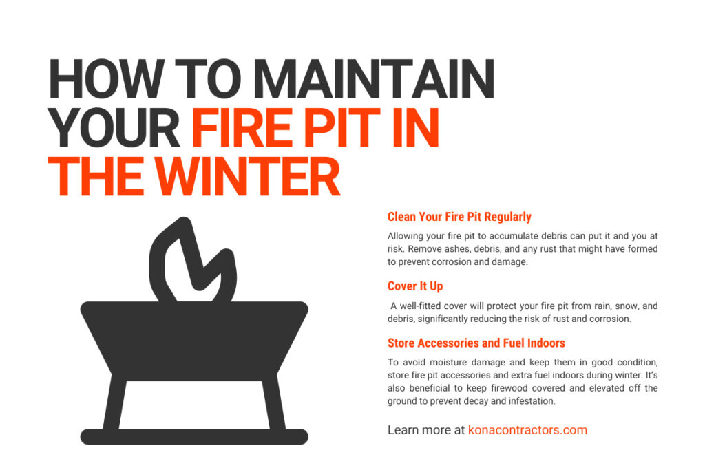 How To Maintain Your Fire Pit in the Winter