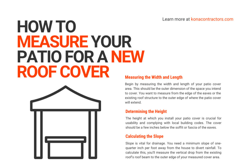 How To Measure Your Patio for a New Roof Cover